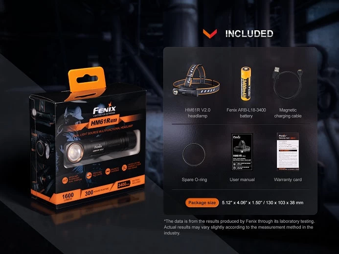 Fenix HM61R V2.0 Multifunctional Rechargeable Headlamp 11 Fenix HM61R V2.0 Multifunctional Rechargeable Headlamp - Image 11