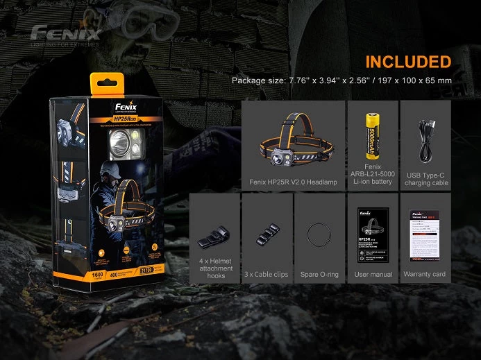 Fenix HP25R V2.0 Headlamp 17 Fenix HP25R V2.0 Headlamp - Image 17