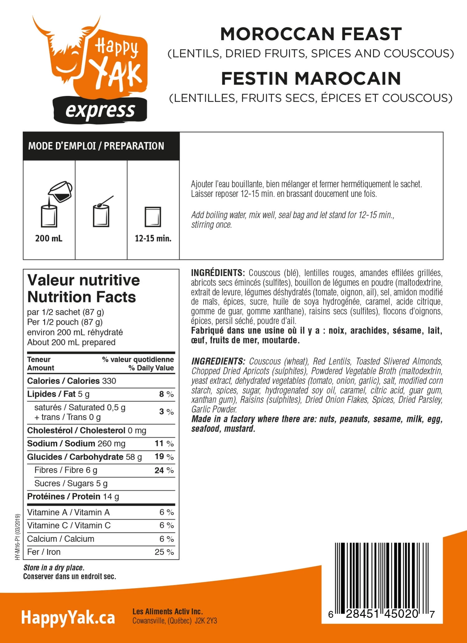 Happy Yak Moroccan Feast 2 Happy Yak Moroccan Feast - Image 2