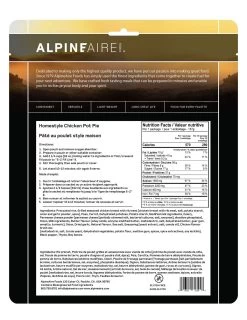 AlpineAire Homestyle Chicken Pot Pie -Outdoor Camping Sales IhAyuB74 Good2goco