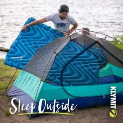 Klymit Double V Sleeping Pad -Outdoor Camping Sales Klymit Amazon DoubleV CarouselImages v1 08