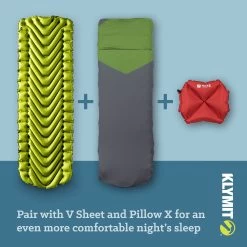 Klymit Static V2 Sleeping Pad -Outdoor Camping Sales Klymit Amazon StaticV2 CarouselImages v1 06
