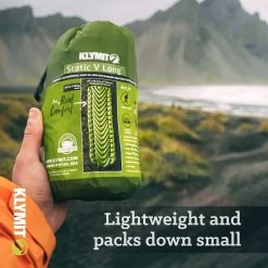 Klymit Static V Sleeping Pad - Long -Outdoor Camping Sales Klymit Amazon StaticVLong CarouselImages v1 05