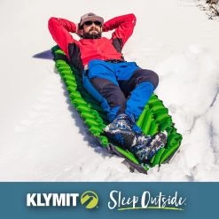 Klymit Static V Sleeping Pad - Long -Outdoor Camping Sales Klymit Amazon StaticVLong CarouselImages v1 07