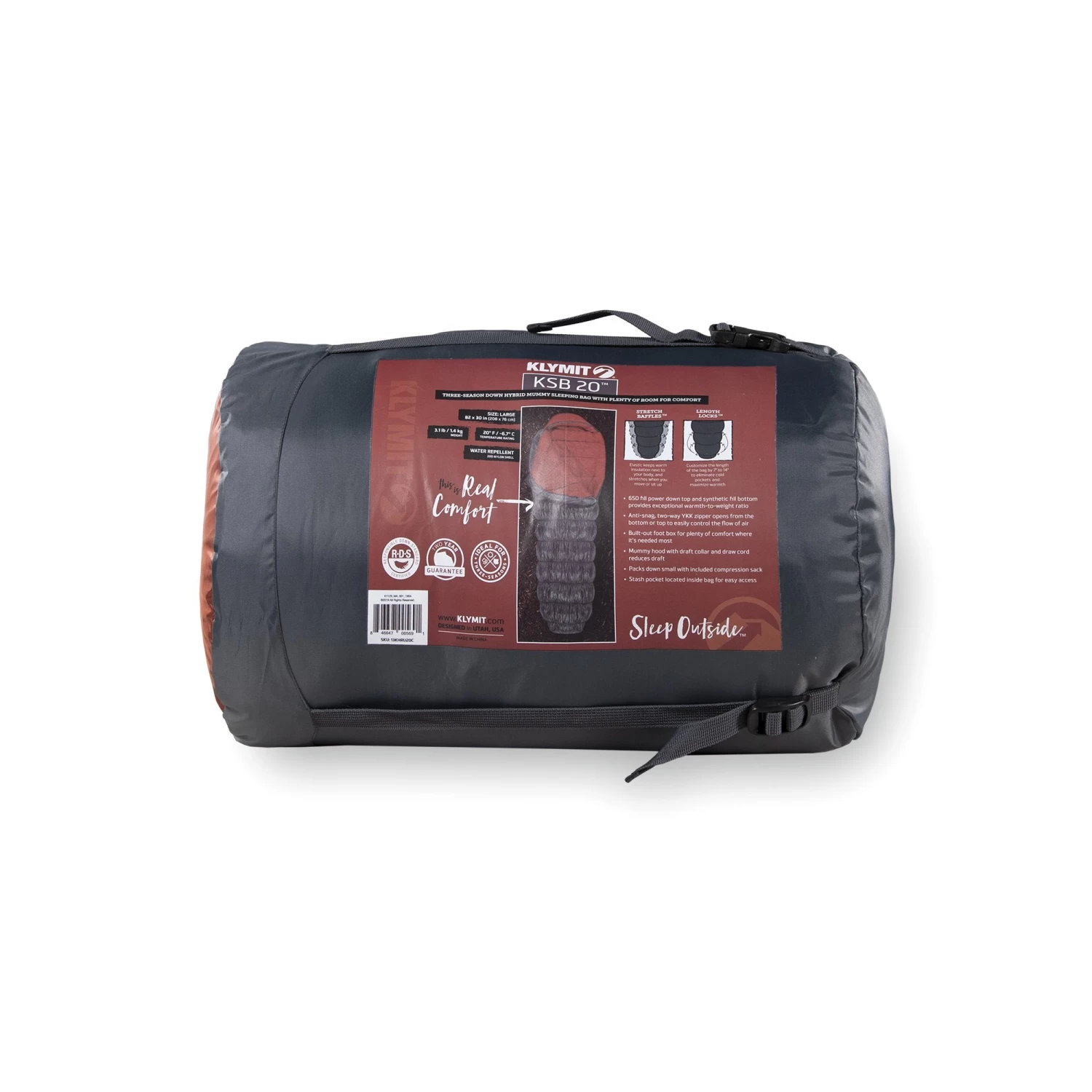 Klymit KSB 20 Sleeping Bag 11 Klymit KSB 20 Sleeping Bag - Image 11