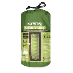 Klymit Static V Sleeping Pad - Long -Outdoor Camping Sales Klymit StaticVLong 06SVGR01D StuffSack 2000x2000 eb09a95d 9149 4283 8656 3a88d7ae9056