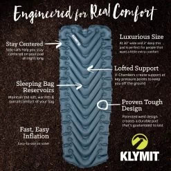 Klymit Static V Luxe SL Sleeping Pad 13 Klymit Static V Luxe SL Sleeping Pad -Outdoor Camping Sales Klymit StaticVLuxeSL 06LLBL01D AmazonCallouts v2 2000x2000 affc5213 aee9 47fb a6a1 eb29a55fb074