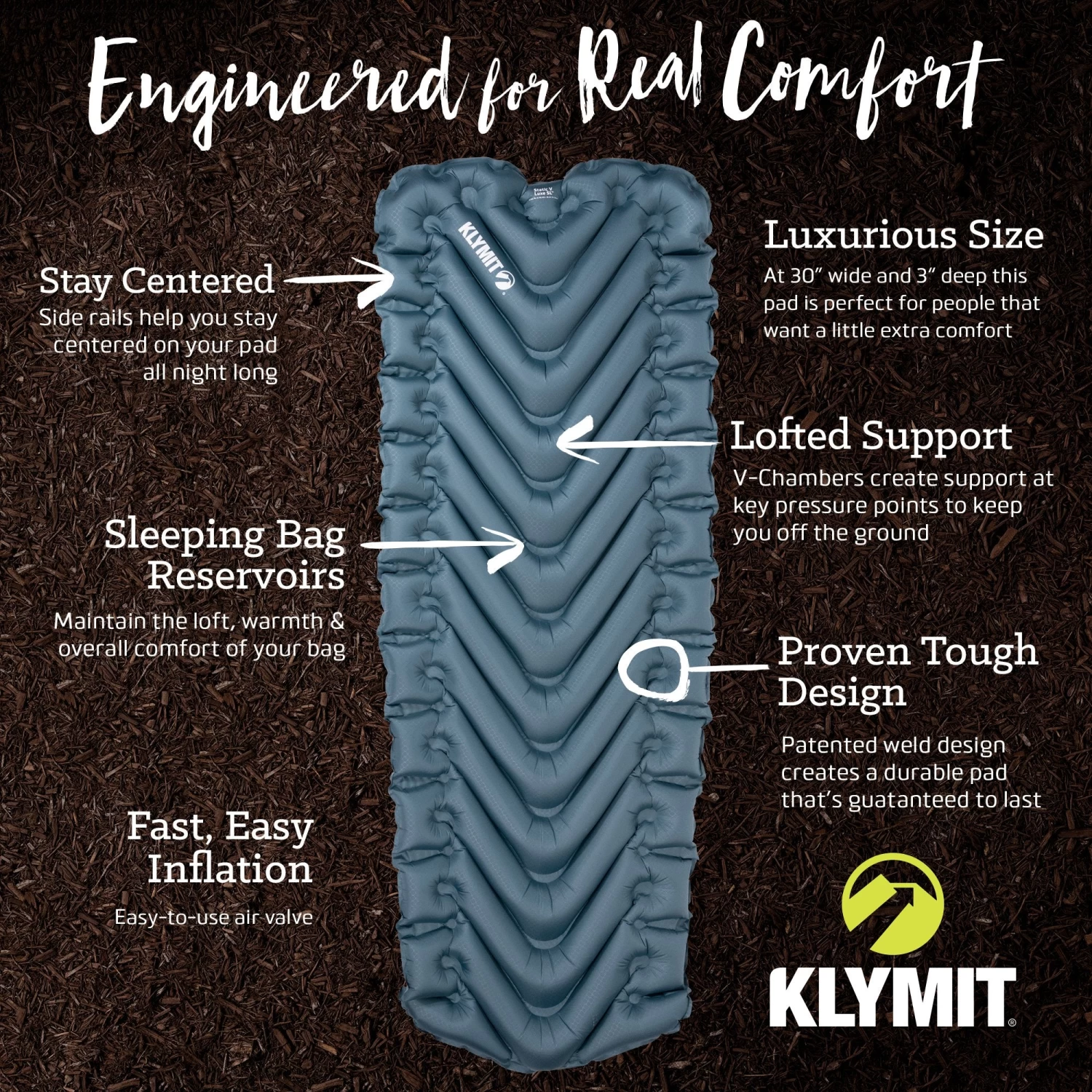 Klymit Static V Luxe SL Sleeping Pad 5 Klymit Static V Luxe SL Sleeping Pad - Image 5