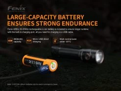 Fenix LD30 1600 Lumens Ultra-Compact Flashlight With Tail Switch 16 Fenix LD30 1600 Lumens Ultra-Compact Flashlight With Tail Switch -Outdoor Camping Sales LD30battery included Graphics E 07