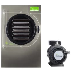 Harvest Right 5-Tray Medium Home Freeze Dryer - Stainless Steel -Outdoor Camping Sales Medium SS FD Front OF Pump Good2GoCo