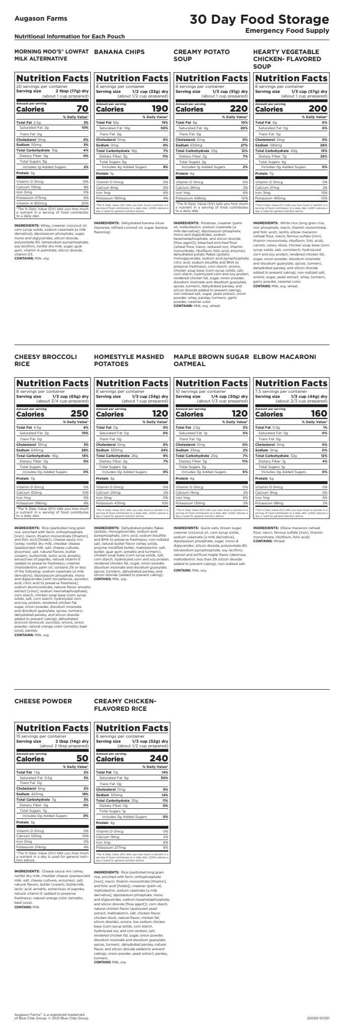 Augason Farms 3 Month Emergency Food Supply 15 Augason Farms 3 Month Emergency Food Supply - Image 15