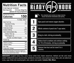 Ready Hour Spaghetti Case Pack -Outdoor Camping Sales NUTPNL Spaghetti