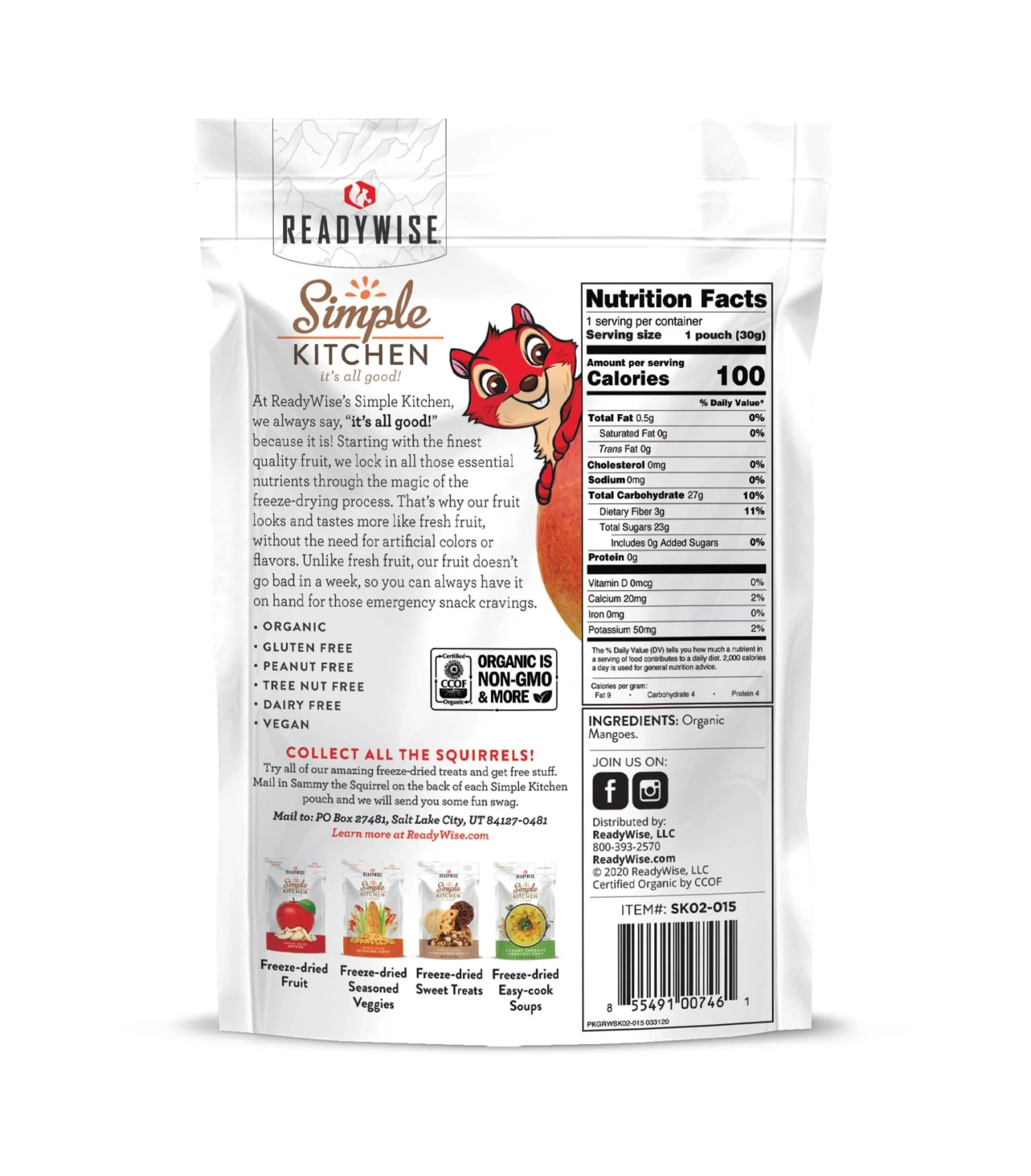 Simple Kitchen Organic Freeze-Dried Mangoes - 6 Pack 3 Simple Kitchen Organic Freeze-Dried Mangoes - 6 Pack - Image 3