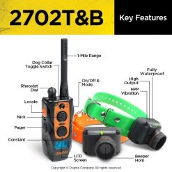 Dogtra 2702T&B 2-Dog Training And Beeper System 8 Dogtra 2702T&B 2-Dog Training And Beeper System -Outdoor Camping Sales PRODUCT IMG684MAR