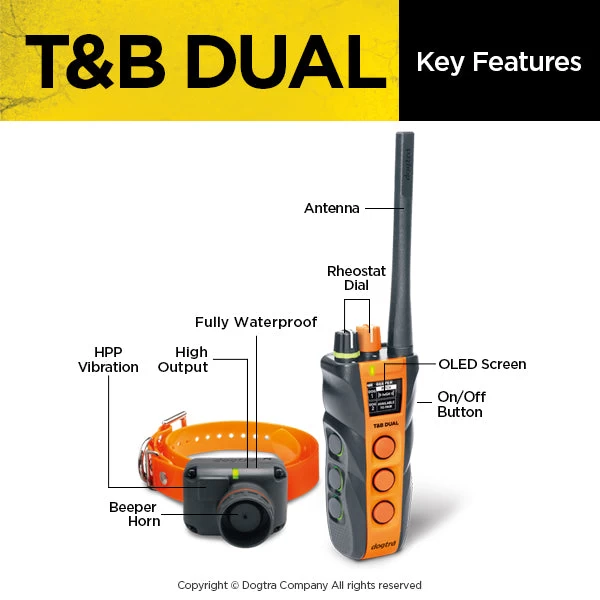 Dogtra T&B Dual 1-Dog Training And Beeper System 3 Dogtra T&B Dual 1-Dog Training And Beeper System - Image 3