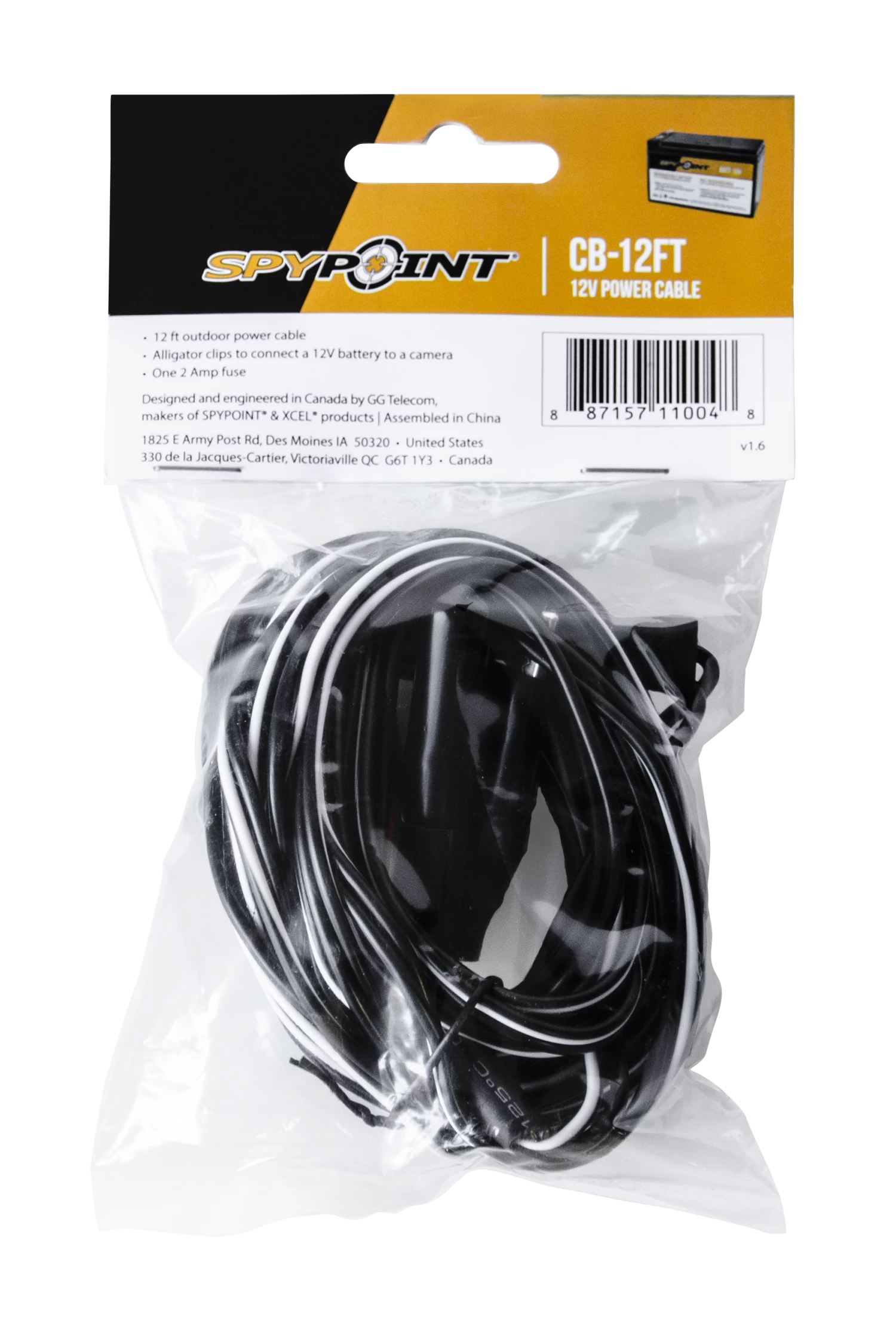 Spypoint 12V Power Cable 2 Spypoint 12V Power Cable - Image 2
