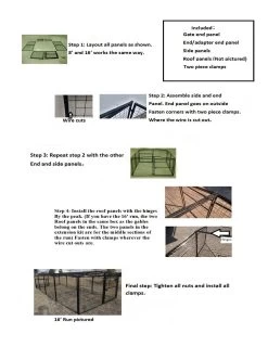 OverEZ Regular 8' Chicken Run -Outdoor Camping Sales RR Run 1 7x8x4 Instructions 3.jpg Good2goco