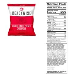 ReadyWise Package Of Long Term Emergency Food Supply - 1080 Servings 30 ReadyWise Package Of Long Term Emergency Food Supply - 1080 Servings -Outdoor Camping Sales RW EM Loaded Baked Potato 2000x 66007475 1dfb 4233 8f65 b1add06a5f5e