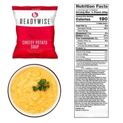 ReadyWise Emergency Soup Bucket - 48 Servings 13 ReadyWise Emergency Soup Bucket - 48 Servings -Outdoor Camping Sales RW EM cheesy potato soup 2000x 2f404402 382f 4397 ac5f b7015ff05242