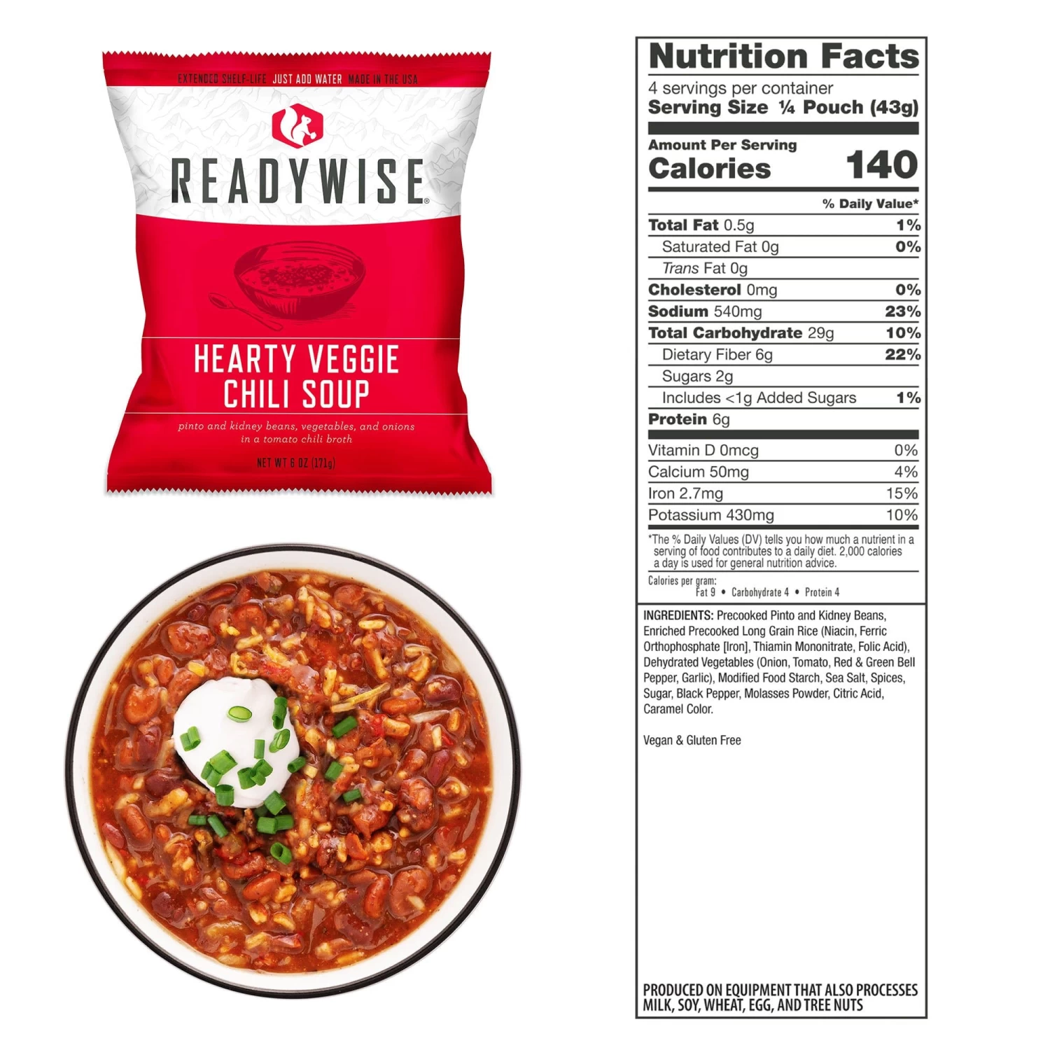 ReadyWise Emergency Soup Bucket - 48 Servings 9 ReadyWise Emergency Soup Bucket - 48 Servings - Image 9