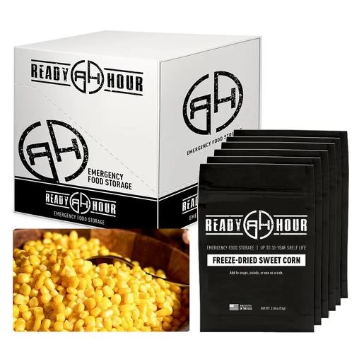 Ready Hour Freeze-Dried Corn Case Pack 1 Ready Hour Freeze-Dried Corn Case Pack