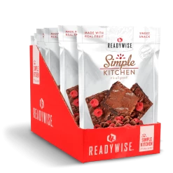 Simple Kitchen Raspberries & Brownie Bites - 6 Pack