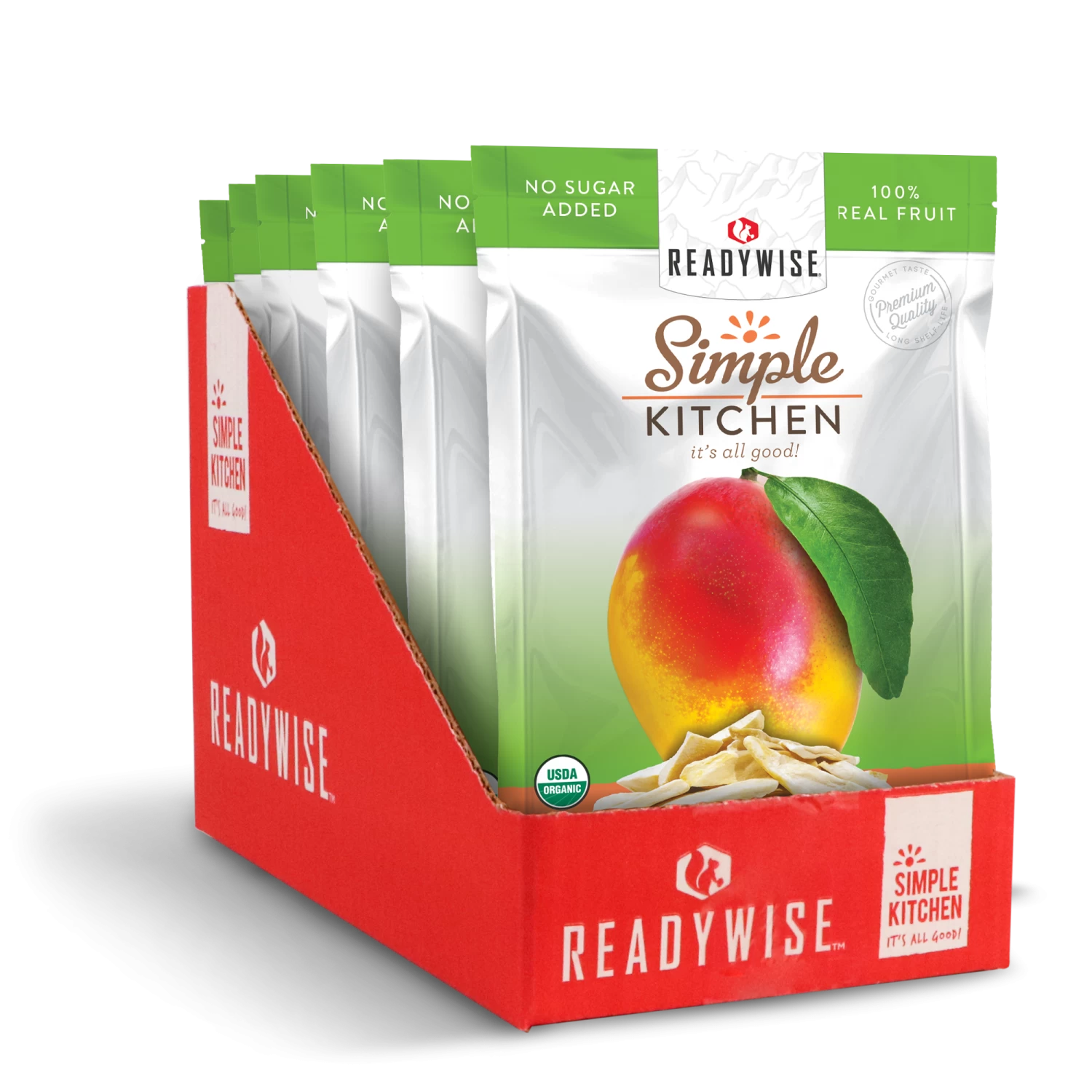 Simple Kitchen Organic Freeze-Dried Mangoes - 6 Pack 1 Simple Kitchen Organic Freeze-Dried Mangoes - 6 Pack
