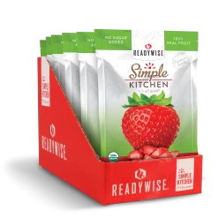 Simple Kitchen Organic Freeze-Dried Strawberries - 6 Pack