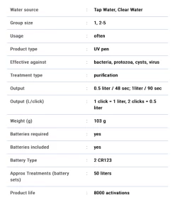 Steripen Adventurer Opti UV Water Purifier 7 Steripen Adventurer Opti UV Water Purifier -Outdoor Camping Sales ScreenShot2021 07 30at11.55.02AM