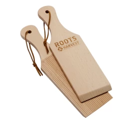 Roots & Harvest Grooved Butter Paddles (Set Of 2)