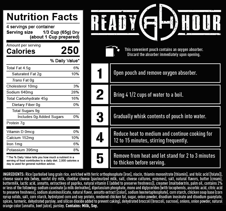 Ready Hour Cheesy Broccoli Soup Case Pack 3 Ready Hour Cheesy Broccoli Soup Case Pack - Image 3