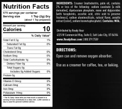 Ready Hour Coffee Creamer #10 Can 5 Ready Hour Coffee Creamer #10 Can -Outdoor Camping Sales Screenshot 2020 11 19ReadyHourCoffeeCreamer 575servings