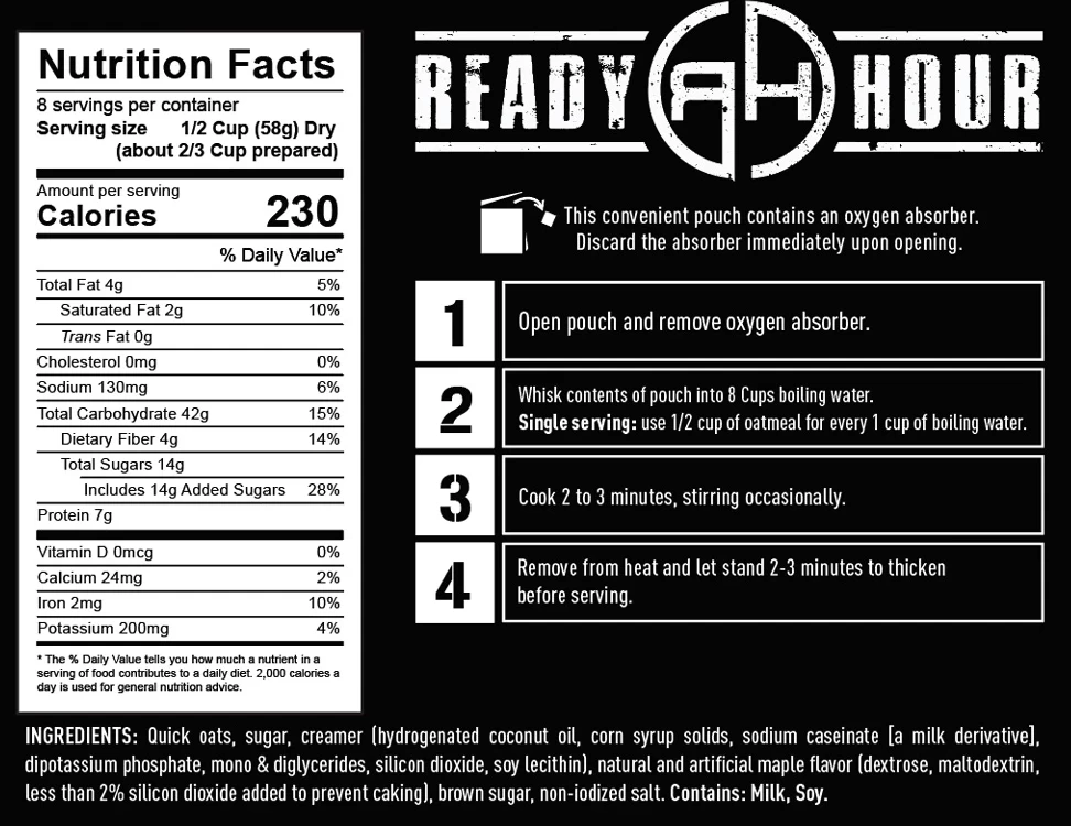 Ready Hour Gluten Free Food Kit 120 Serving 20 Ready Hour Gluten Free Food Kit 120 Serving - Image 20