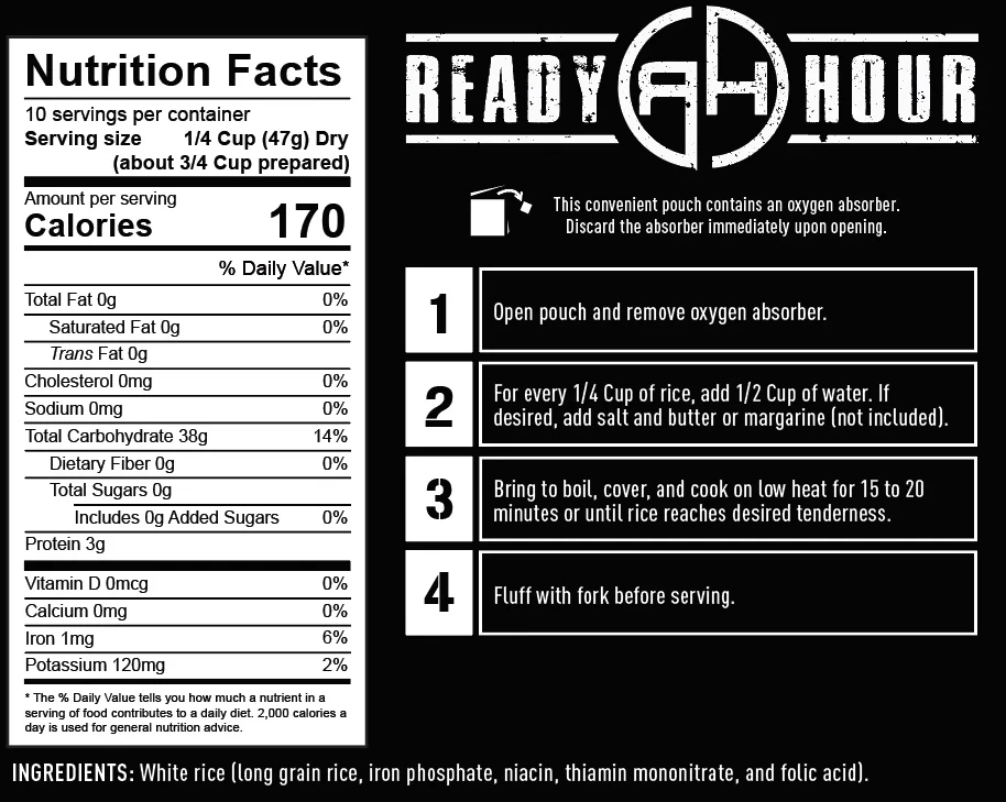 Ready Hour Gluten Free Food Kit 120 Serving 16 Ready Hour Gluten Free Food Kit 120 Serving - Image 16