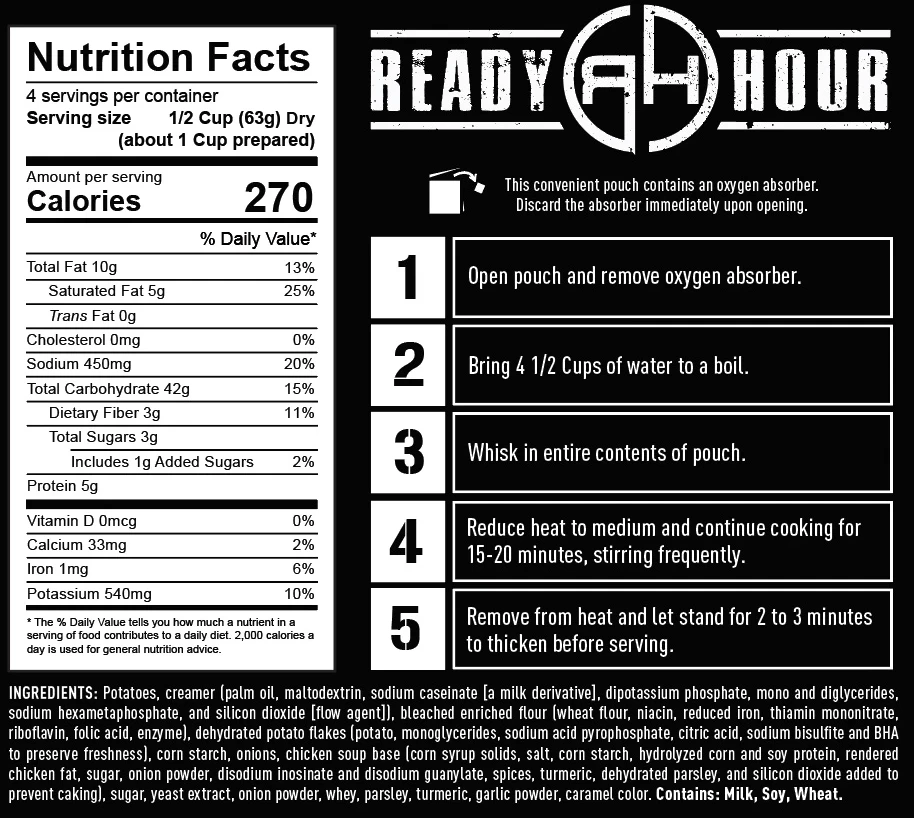 Ready Hour Homestyle Potato Soup Case Pack 4 Ready Hour Homestyle Potato Soup Case Pack - Image 4