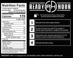 Ready Hour Long Grain White Rice Case Pack 5 Ready Hour Long Grain White Rice Case Pack -Outdoor Camping Sales Screenshot 2020 11 19ReadyHourLongGrainWhiteRiceCasePack 60servings 6pk