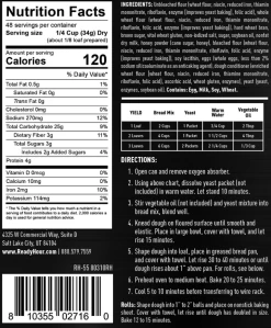 Ready Hour Honey Wheat Bread Mix #10 Can -Outdoor Camping Sales Screenshot 2020 11 20ReadyHourHoneyWheatBreadMix 48servings