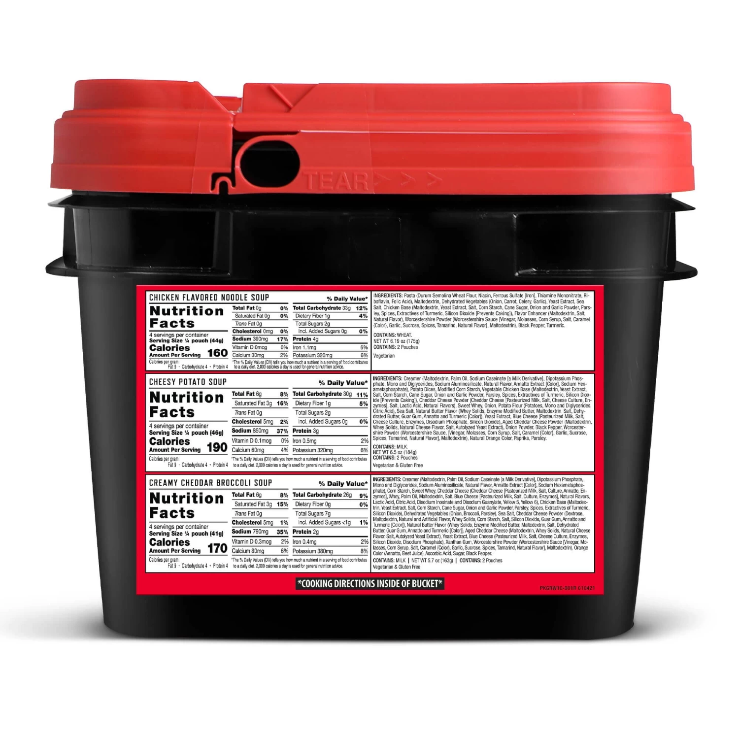 ReadyWise Emergency Soup Bucket - 48 Servings 2 ReadyWise Emergency Soup Bucket - 48 Servings - Image 2