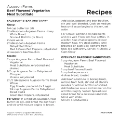 Augason Farms Beef Flavoured Vegetarian Meat Substitute #10 Can -Outdoor Camping Sales UBuuN3KQ Good2goco