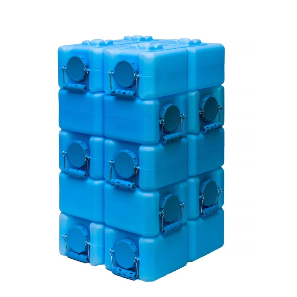 Standard WaterBrick 3.5 Gallon - Blue 10 Pack 1 Standard WaterBrick 3.5 Gallon - Blue 10 Pack