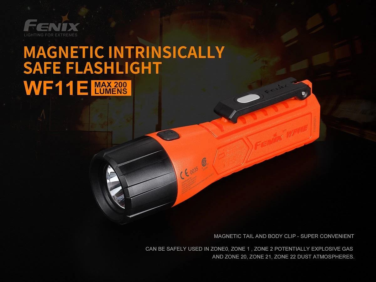 Fenix WF11E 200 Lumens Intrinsically Safe Flashlight 12 Fenix WF11E 200 Lumens Intrinsically Safe Flashlight - Image 12