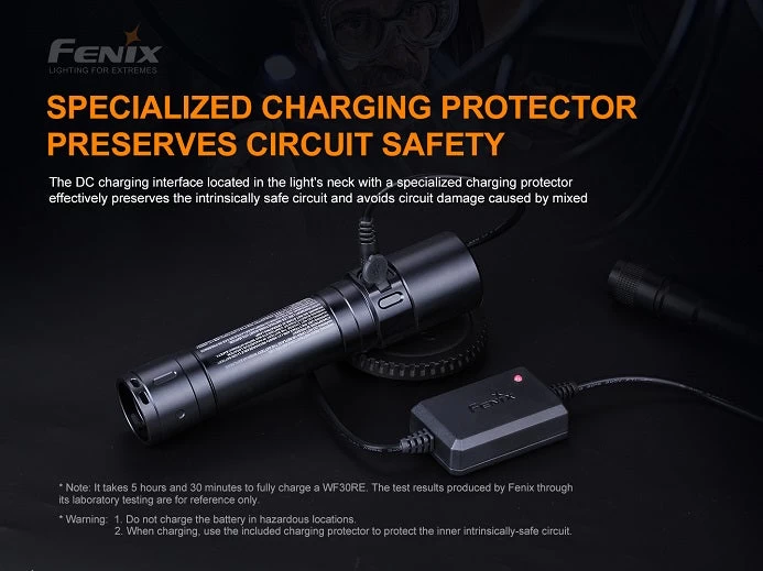 Fenix WF30RE 280 Lumens Intrinsically Safe Flashlight 9 Fenix WF30RE 280 Lumens Intrinsically Safe Flashlight - Image 9