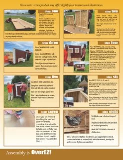 OverEZ XL Farmhouse Coop - 20 Birds -Outdoor Camping Sales XL Coop Instructions1024 2.jpg Good2goco