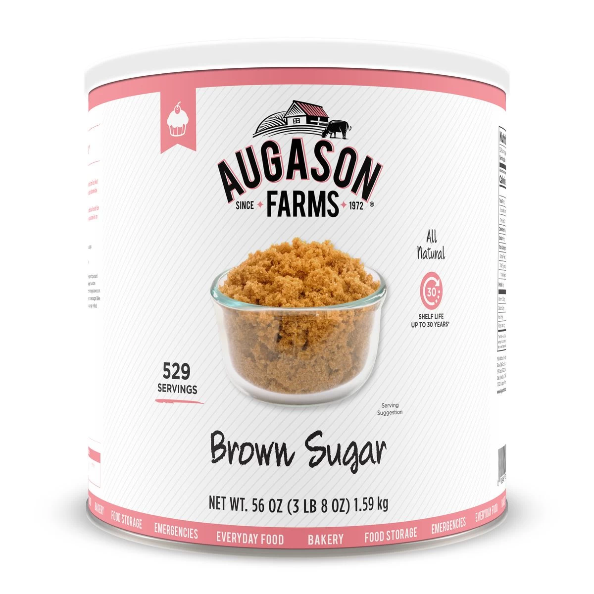 Augason Farms Brown Sugar #10 Can 1 Augason Farms Brown Sugar #10 Can