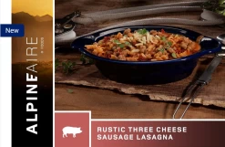 AlpineAire Rustic Three Cheese Sausage Lasagna