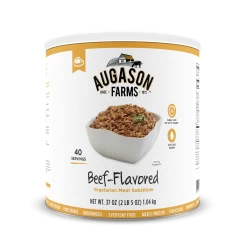 Augason Farms Beef Flavoured Vegetarian Meat Substitute #10 Can