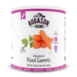 Augason Farms Dehydrated Diced Carrots #10 Can