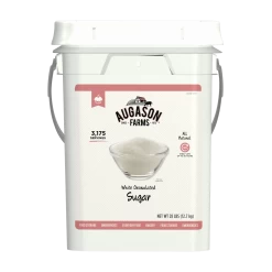Augason Farms White Granulated Sugar 4-Gallon Pail