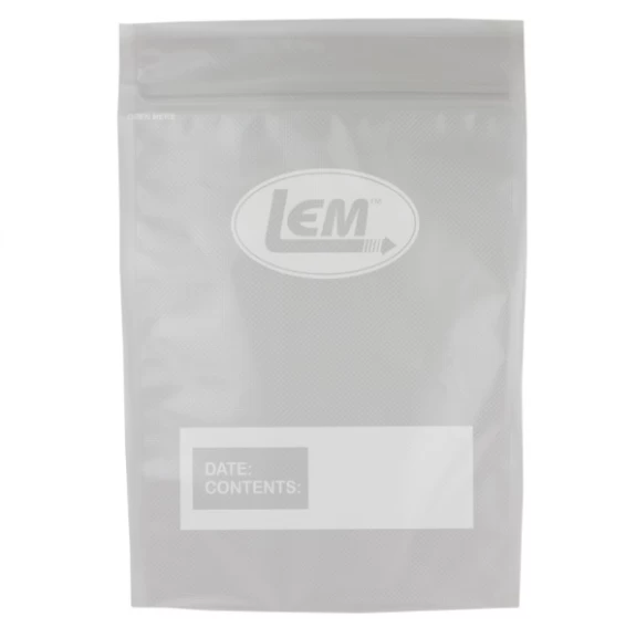 LEM Zipper Top Vacuum Bags - 8in X 12in Quart Size 1 LEM Zipper Top Vacuum Bags - 8in X 12in Quart Size