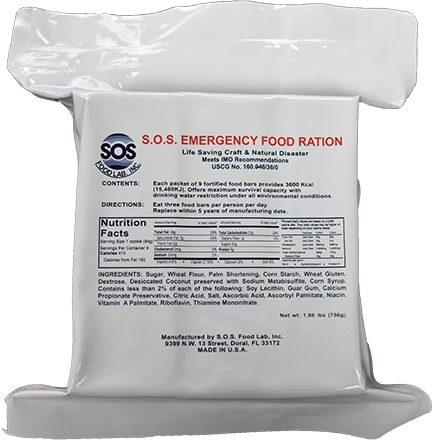 SOS Emergency Ration Bar Case 20 Rations - 3600 Kcal 2 SOS Emergency Ration Bar Case 20 Rations - 3600 Kcal - Image 2
